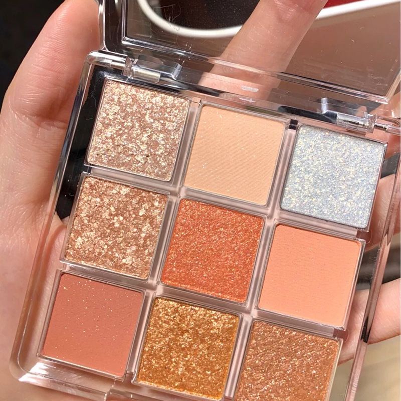 Glitter 16 Colors Matte Eyeshadow Palette Shimmer Pearly Earth Pigment Waterproof Earth Eyeshadow Powder M_voghion.com