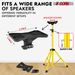 5 Core Speaker Stand Tripod Floor Heavy Duty Adjustable Up To 72 Inch DJ Studio Monitor Stands Pole Mount - SS HD YLW BAG_voghion.com