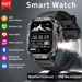 Smartwatch For Men & Teens - 21-Day Battery, Bluetooth Calls, Touchscreen, Heart Rate Monitor, Waterproof Fiess Tracker_voghion.com
