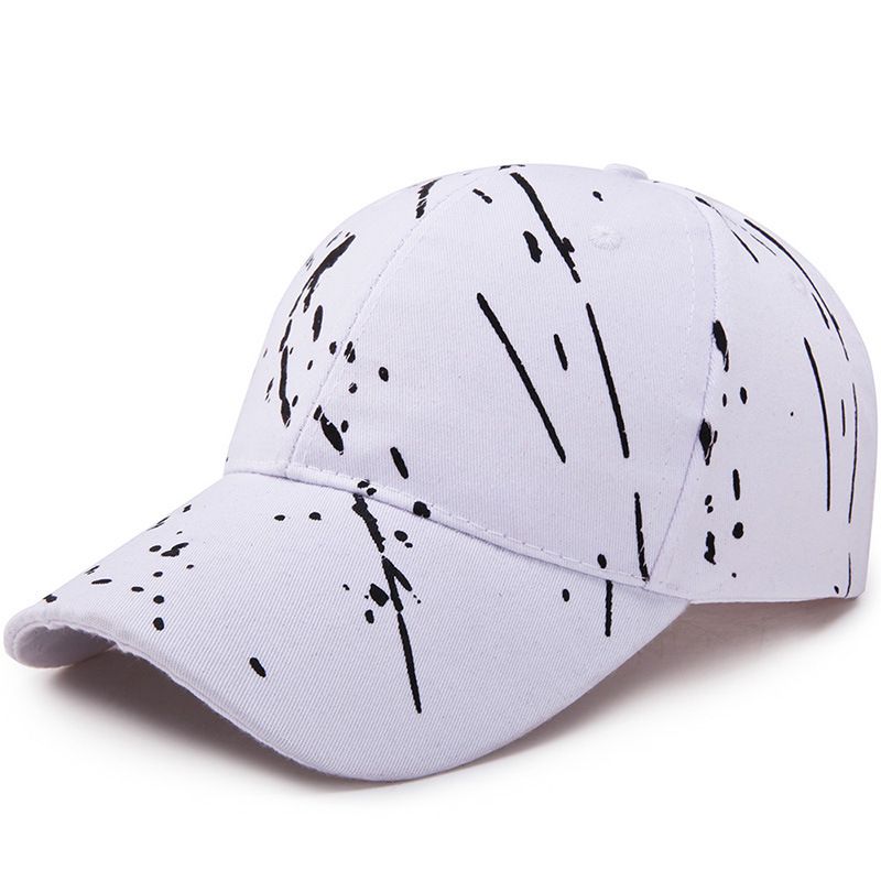 Men Baseball Graffiti Snapback Hats Hip Hop Caps Summer Outdoor Male Adjustable Visor Breathable Cap Long Brimmed Hat_voghion.com