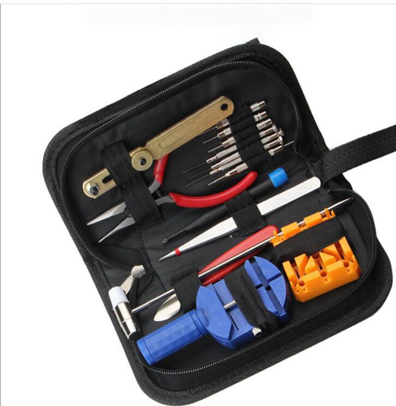 Uhren-Reparatur-Werkzeuge, Uhren-Reparatur-Werkzeug-Set, 147-teiliges Werkzeug-Set, Band-Entfernung, Bodenöffner, Uhren-Reparatur-Set_voghion.com