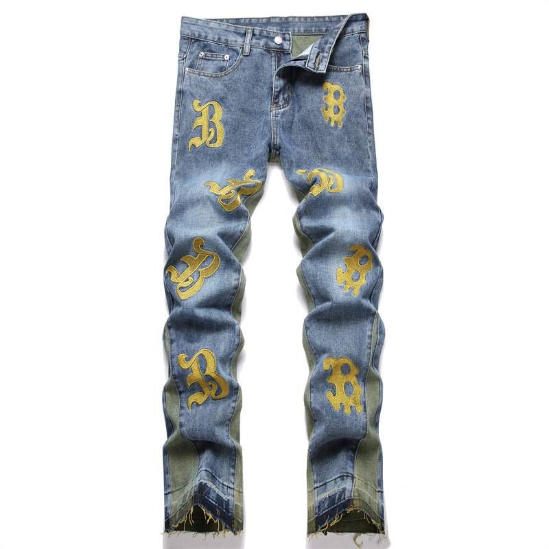 Men's Clothing Customized foreign trade men's double breasted striped suit jacket British fashion slim suit single piece top_voghion.com