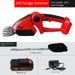 Cordless Electric Hedge Trimmer With Dual Blades, Rechargeable Lithium Battery, Lightweight One-Handed Design For Garden Shrub & Grass Trimming_voghion.com