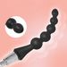 Irrigatore per clistere in silicone a 5 sfere, tappo anale con perline a strappo per camera posteriore, dispositivo per la pulizia anale_voghion.com