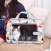 Cat Airline Box Single Shoulder Crossbody Dog Carrier Small Pet Backpack Portable_voghion.com
