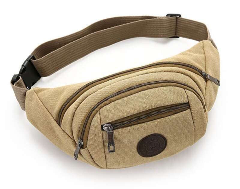 New Canvas Crossbody Men's Mobi Waist Korean Version Sports Chest Sing Shoulder Outdoor Isure Running Bag,_voghion.com