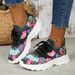 Damenschuhe Pu Leder Atmungsaktive Wasserdichte Keile Plateauschuhe Damen Sneakers Freizeitschuhe_voghion.com