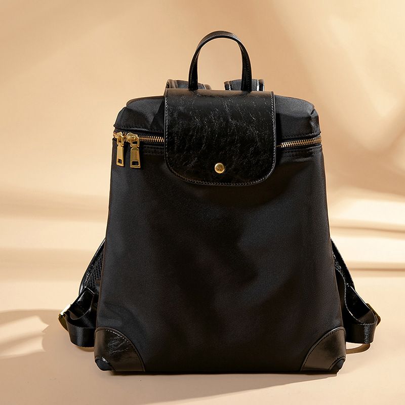 2025 Spring And Summer New Large-capacity Multifunctional Lightweight Nylon Fabric With Leather Shoulder Travel Commuting Computer Bag_voghion.com