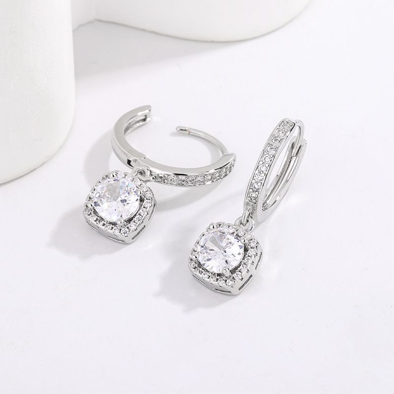 Hot Sale Fashion Women's Jewelry Korean Love Earrings Diamond Design Earrings Wedding Earrings Valentine's Day Birthday Anniversary Gift_voghion.com