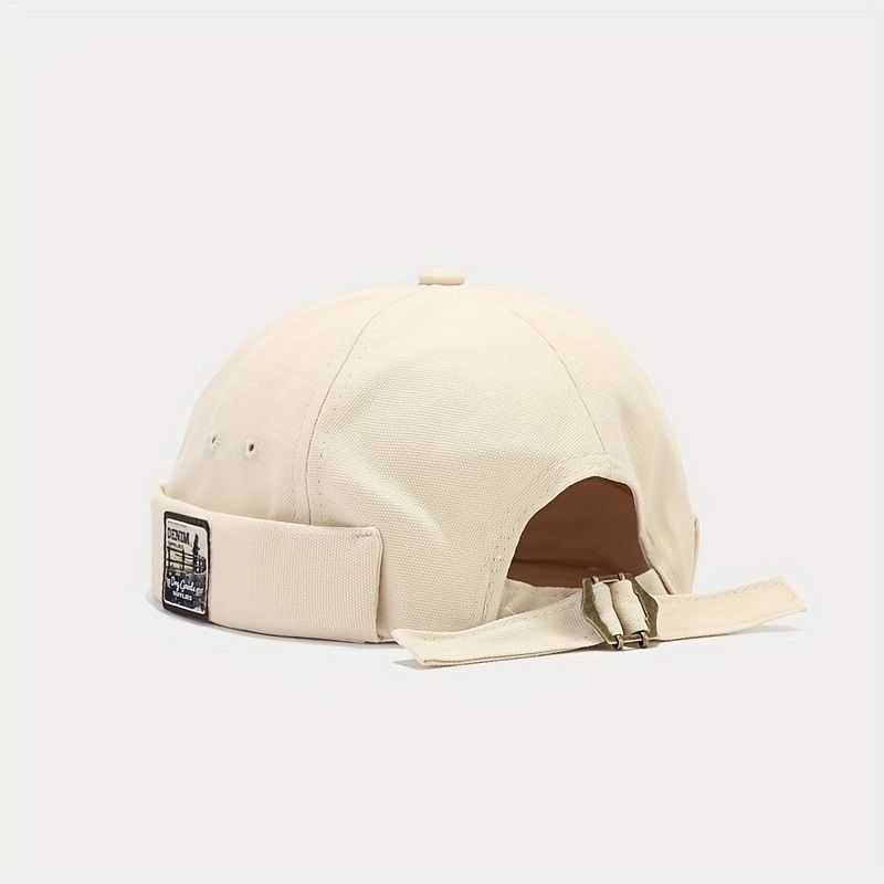 Vintage Docker Brimless Breathable Beanie Hats Cotton Retro Adjustable Literary Landlord Sailor Cap Women Hip Hop Hat_voghion.com