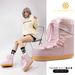 Voyage Walking In Series Cross-Border Trade Space For Women Winter Travel Ski Waterproof Non-Slip Mid-Calf Snow Boots_voghion.com