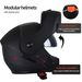 Motorcycle Cycling Winter Warm Hat, Electric Vehicle Battery Car Helmet, Dual Mirror Exposed Off-road Helmet_voghion.com