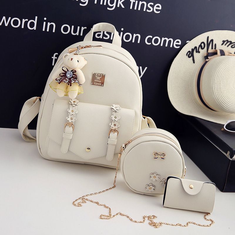 Damen Rucksack Große Kapazität Temperament Sohn Mutter-Tochter Tasche Mode Pu Damen Mode Rucksack_voghion.com