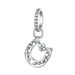 Hufeisen-Anhänger Charm Sterling Silber Charm_voghion.com