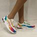SHLIANG Nouvelles baskets de course colorées pour femmes Mode femmes vulcanisées chaussures à plateforme légères pour femmes Zapatillas De_voghion.com