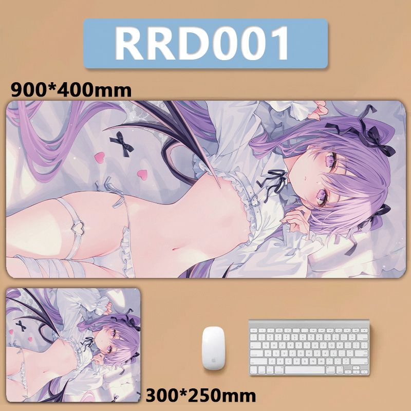 Unbeatable Quality Rurudo Large Scale Cool Loli Angel Police Little Devil Mouse Oversized Computer Desk Keyboard Pad_voghion.com