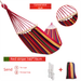 Fuhua Canvas Anti-Rollover Single And Double Person Swing Outdoor Hammock Camping With Bent Stick_voghion.com