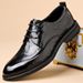 2024 Herbst Neue Herrenmode Lederschuhe Herren Business Formale Casual Lederschuhe Hundert Turm Schuhe Männer_voghion.com