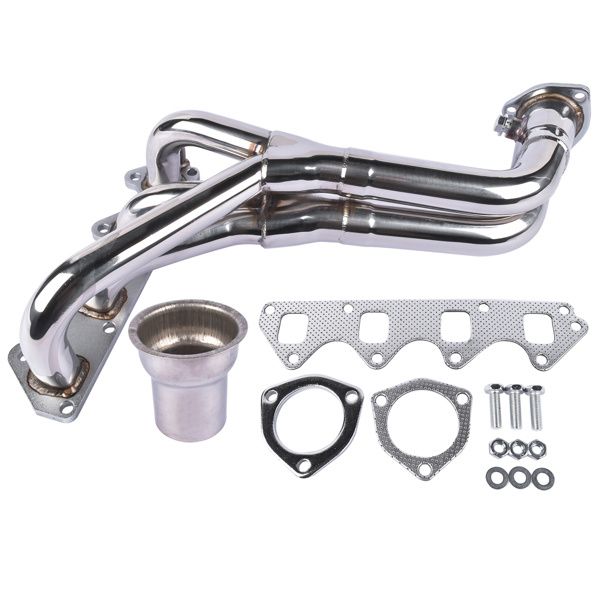 Stainless Steel Exhaust Header for Samurai Sidekick Geo Tracker 8-Valve 1986-96_voghion.com