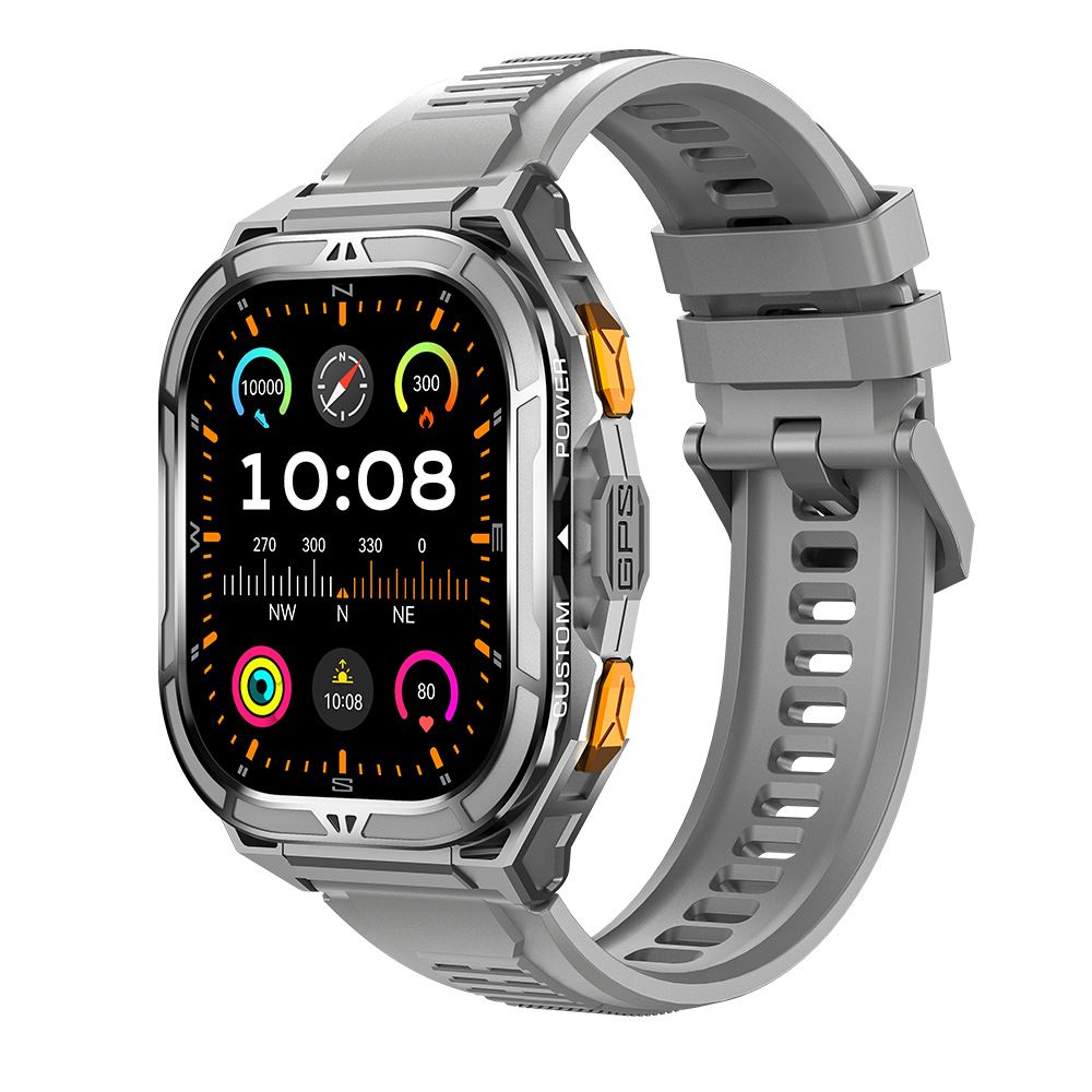 Unisex Smart Watch With Blood Pressure & SpO2 Monitor, Sleep Tracking, 7-14 Day Battery, Touchscreen & Button Control, Compatible With IOS_voghion.com