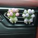 Small Deng Small Deng Tulip Air Freshener Vent Decoration High-End Flower Diffuser Stone Car Interior Ornament Fragrance_voghion.com