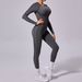 Tongfei New Winter One-Piece Sports Yoga Suit Backless Sleeve Long Pants Bodysuit Tight-Fitting 10122_voghion.com