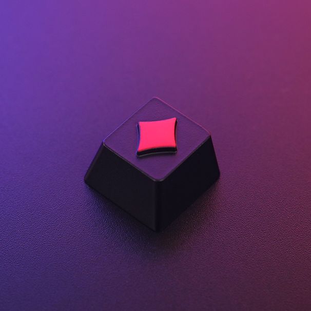 Key Stone Playing Cards Spade Heart Color Peripheral Nical Keyboard Zinc Aluminum Alloy Unique Keycap Button_voghion.com