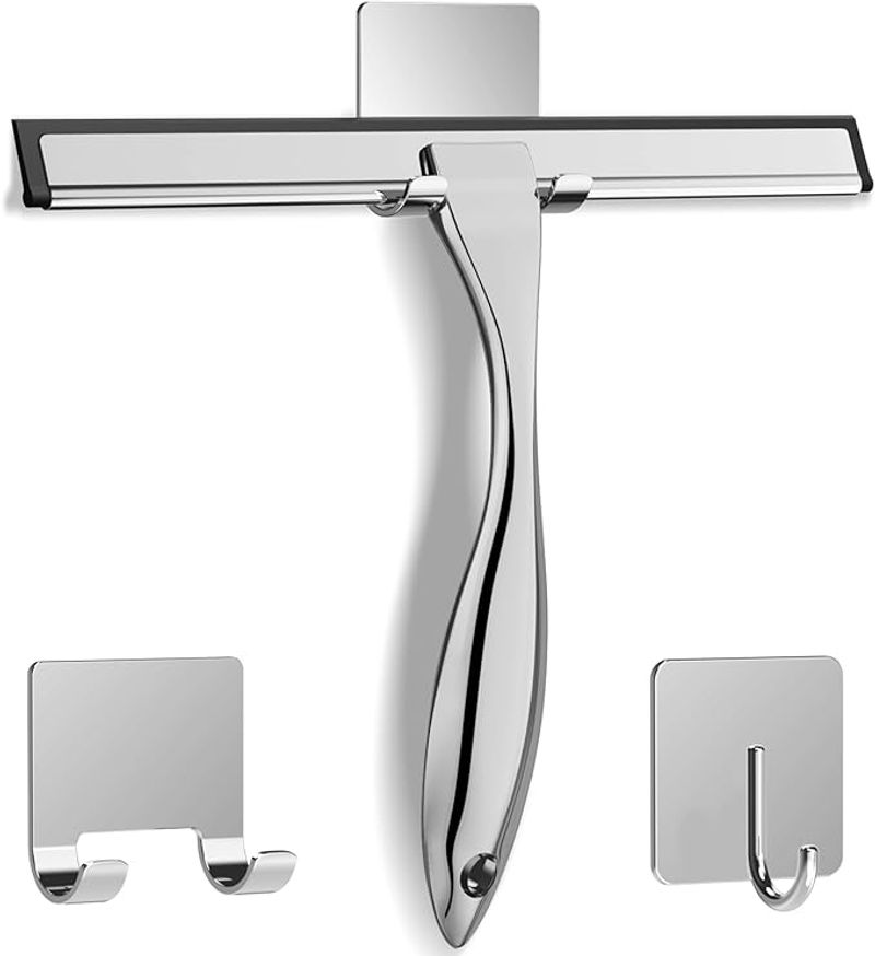 Raspador de ducha multiusos de acero inoxidable_voghion.com