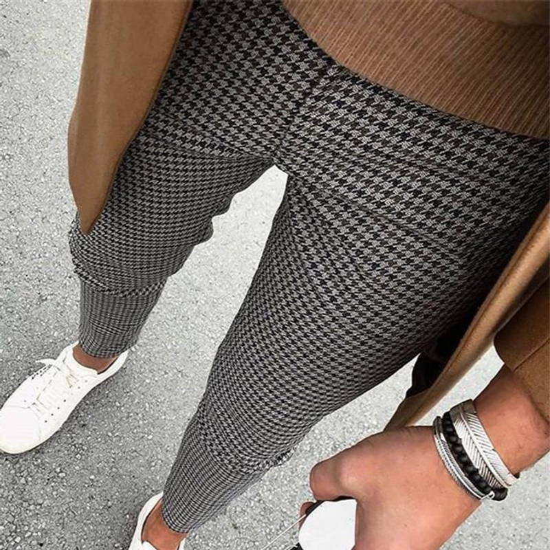 Pantaloni da uomo estivi di successo Pantaloni da uomo slim con stampa Pantaloni casual da tutti i giorni_voghion.com