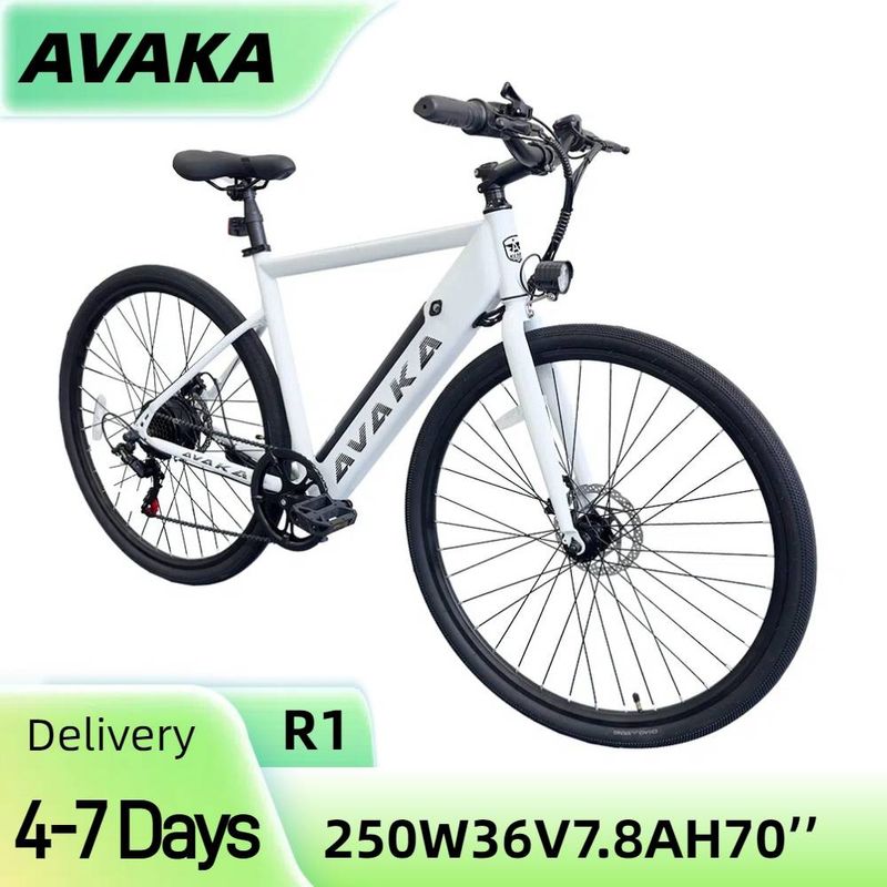 Bici elettrica da città AVAKA R1, motore da 250 W, batteria da 36 V e 7,8 Ah_voghion.com