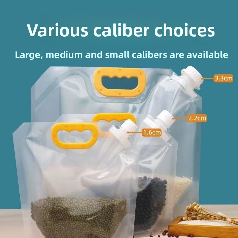 ​​Premium Food Storage Bags With Handles - Airtight, Moisture-Proof & Insect-Resistant For Grains, Rice & Dry Goods​_voghion.com