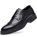 Euro Step 2025 Herbst Echte britische formelle Business-Spitze Leder Herren Brogue geschnitzte Freizeitschuhe für Männer_voghion.com