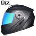 Electric battery helmet Gray men's and women's full helmet Four seasons Bluetooth uncovered helmet_voghion.com