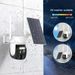 Kabellose 4K-Ultra-High-Definition-Überwachungskamera mit Solar – Doppelobjektiv, WLAN-Verbindung, wasserdicht, geeignet für die Überwachung im Freien_voghion.com