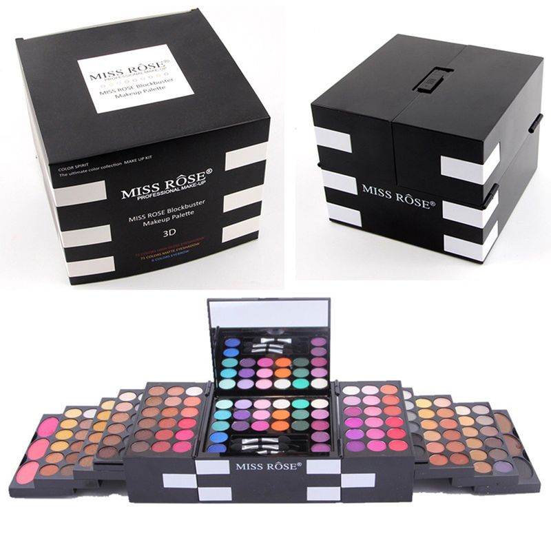 Hislaves 142 Color Eye Shadow 3 Blush Eyebrow szemhéjpúder paletta sminkkészlet kozmetikai készlet-_voghion.com