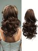 12" (Approx. 30 Cm) 130g Claw Synthetic Large Wave Extensions ,Multi-Color Option,The Ponytail Adopts A Newly Upgraded_voghion.com