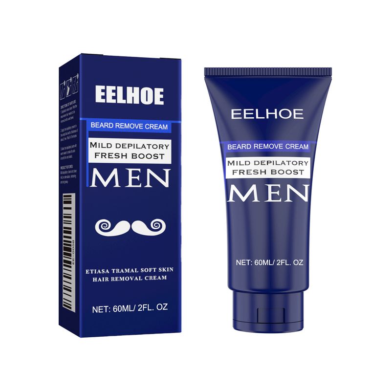 EELHOE Creme Masculino para Corpo, Peito, Bigodes, Suave Não Creme, Limpeza para Depilação de Mãos e Axilas_voghion.com