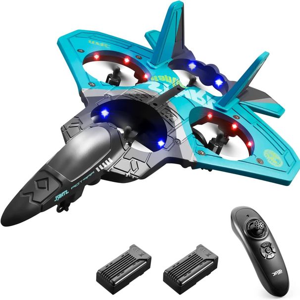 4DRC V17 Remote Control Plane RC Airplanes 2.4GHz 6CH EPP RC Plane 4 Motor RC Aircraft Toys for Adult Kids with Function Gravity Sensing Stunt Roll Co_voghion.com
