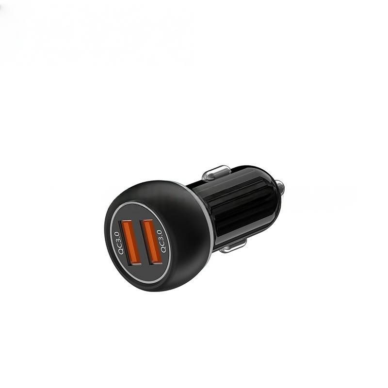 Carregador rápido de carro PD de 48 W - Saída máxima de 130 W, duas portas USB C, carregamento rápido QC3.0_voghion.com
