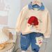 Boys Autumn Wool Hat Bear Sweater Suit 1 To 3 Years Old Baby Boy Spring And Autumn Boy Clothes Children Two Piece Suit_voghion.com