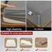 Waterproof Mattress Pad 120x200cm - Durable Fitted Sheet Anti-Slip Bed Cover Elastic Edges Machine Washable_voghion.com