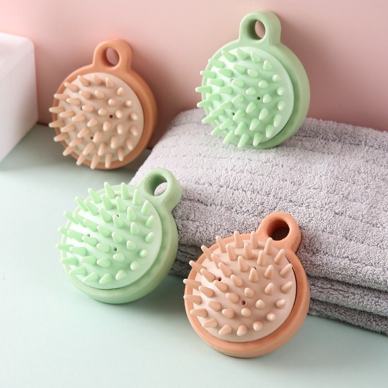 Japanese Shampoo Massage Comb Head Shampoo Brush Head Scratch Silicone Shampoo Brush Cleaning Scalp Air Cushion Comb_voghion.com