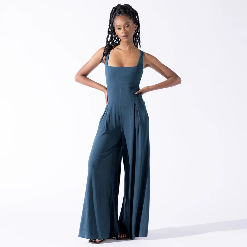 Women's Clothing high-waist jumpsuit new temperament commuter casual pants _voghion.com