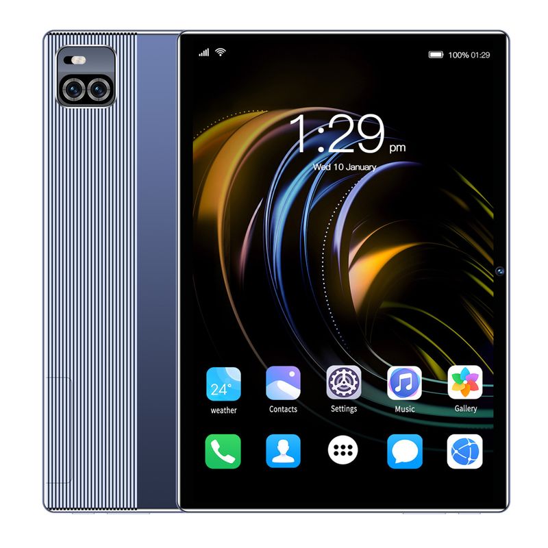 10.1" Android Tablet - 10-Core Processor, 5G Dual SIM, Ultra-Thin & Lightweight, 128GB Storage, 8GB RAM_voghion.com