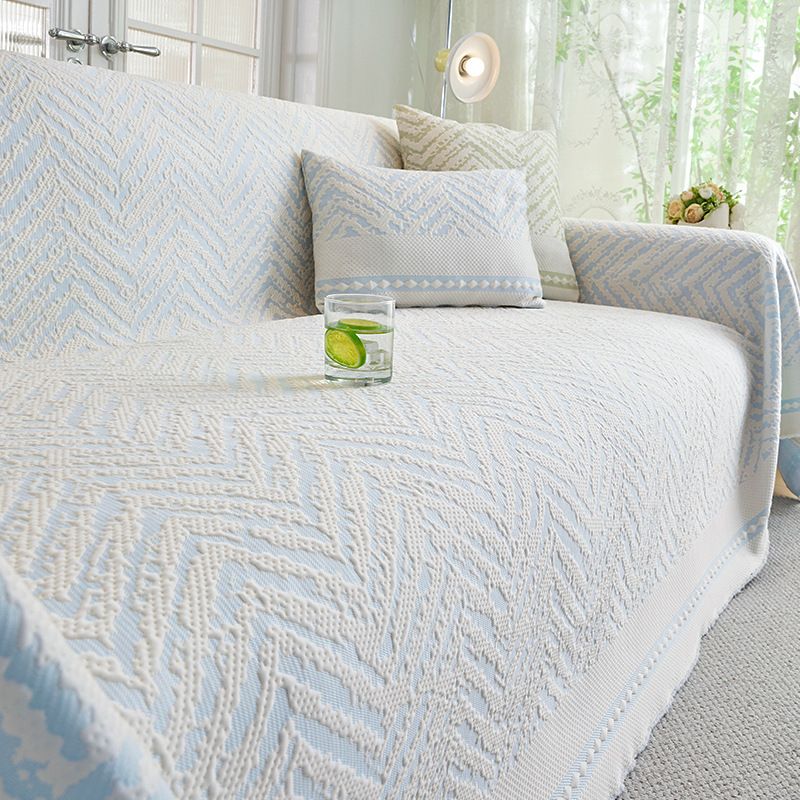 Small Fresh Ice Silk Sofa Towel 2025 Summer New Anti Slip Straight Sofa A Whole Sofa Cover Cloth_voghion.com