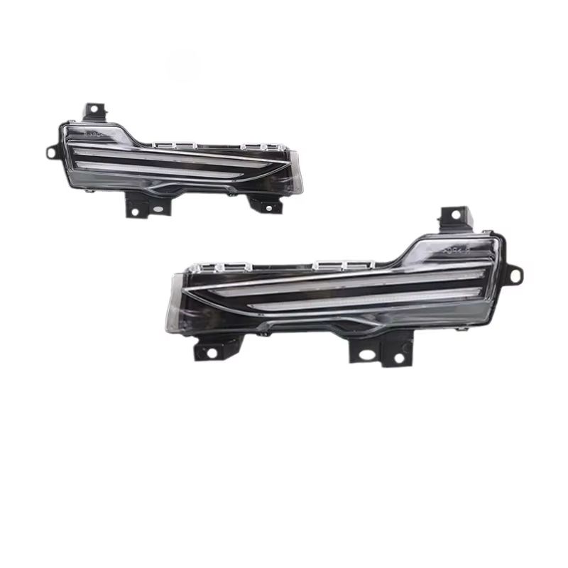 Per Tesla Model 3/Model Y, 2 pezzi, fendinebbia anteriori a LED, luci diurne, indicatori di direzione dinamici, DRL, lampada paraurti anteriore_voghion.com