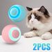 Jouet interactif, jouet d'entraînement pour chatons, balle électrique pour chat, jouets lumineux, balle magique intelligente rechargeable par USB, par PawParty Store_voghion.com