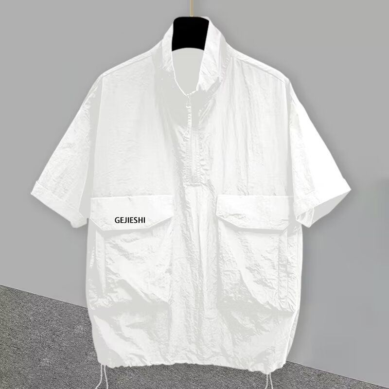 Casual Printed Shirt For Men, Loose And Niche Men's Clothing, Worn As An Outerwear_voghion.com