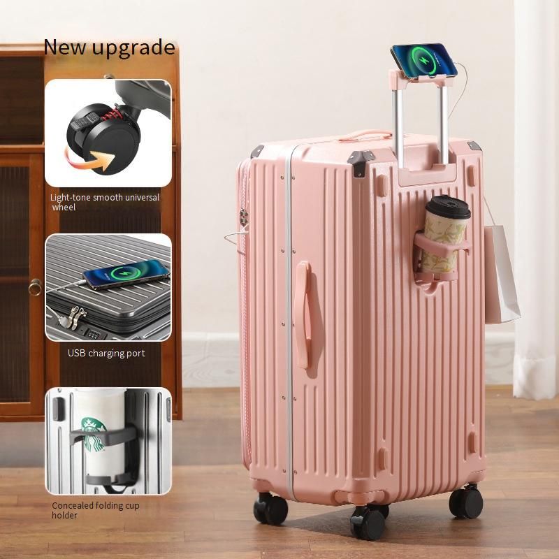 ​​FITO Expandable 28-Inch Hardside Luggage With Side-Opening, TSA Lock, 360° Spinner Wheels & Large Capacity For Travel_voghion.com