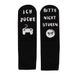 Plus-size men's socks adhesive non-slip glow-in-the-dark printed cotton mid-tube socks_voghion.com